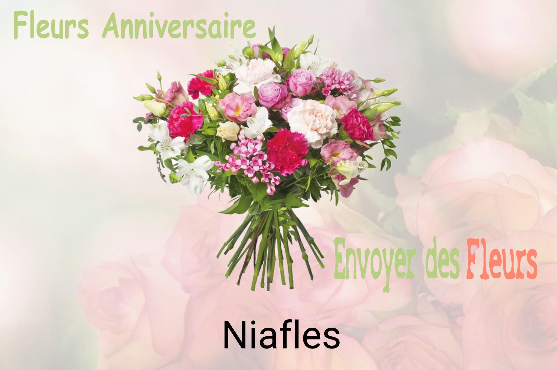 Bouquet de fleurs d’anniversaire livré à Niafles